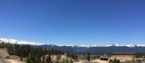 A view of the continental divide from the Leadville Mineral Belt Trail